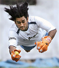 индийский игрок в крикет Махендр Сингх Дхони