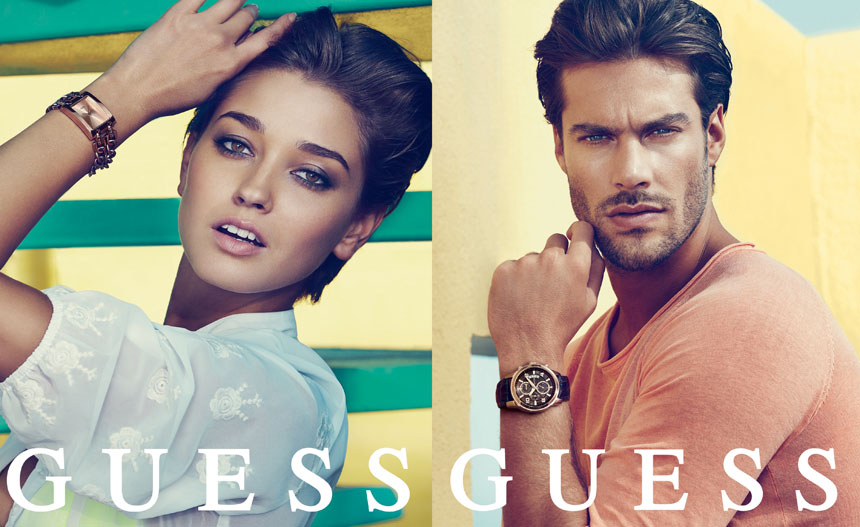 Пре-старт новой коллекции Guess Watches весна-лето 2014