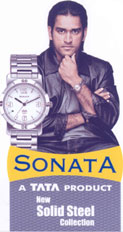 рекламная кампания часов Sonata